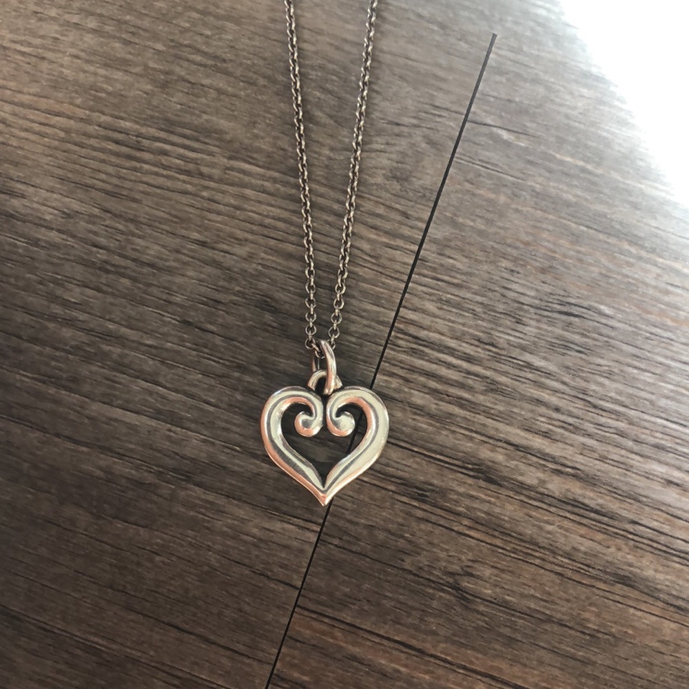James Avery Heart Pendant Necklace